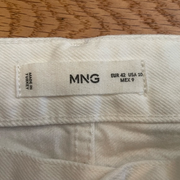 Mango Button Up Jeans, Off White, Women’s Size 10 - Picture 6 of 10